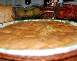 Сырно-овощной омлет в духовке