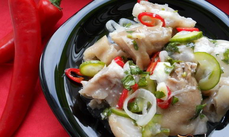 Рецепт острой закуски из свиных ножек