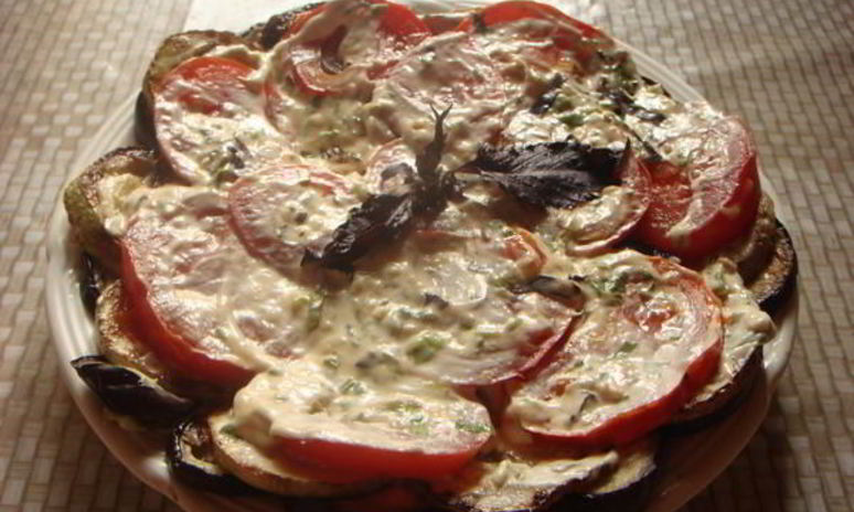 Рецепт овощной закуски летнее настроение