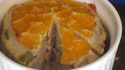 куриный паштет с оливками и апельсинами