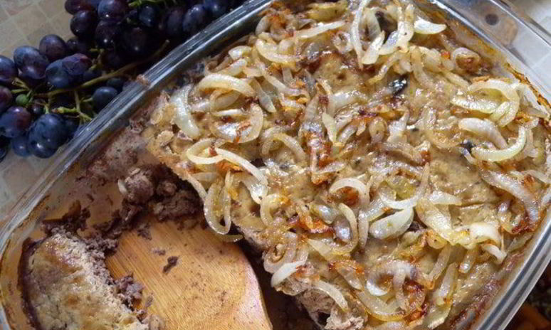 Рецепт куриного паштета со сладким перцем и орехами