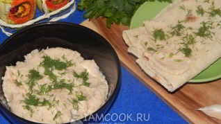 Паштет из фасоли с кунжутом