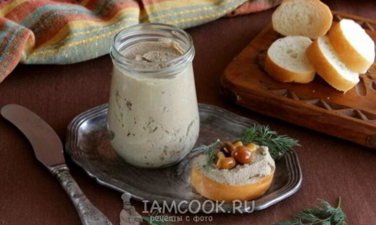 Рецепт паштета из говяжьей печени в мультиварке