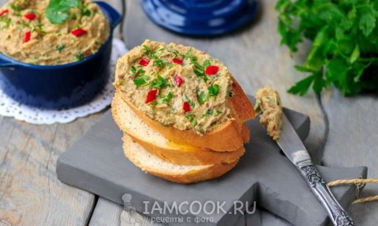 Рецепт паштета из красной фасоли