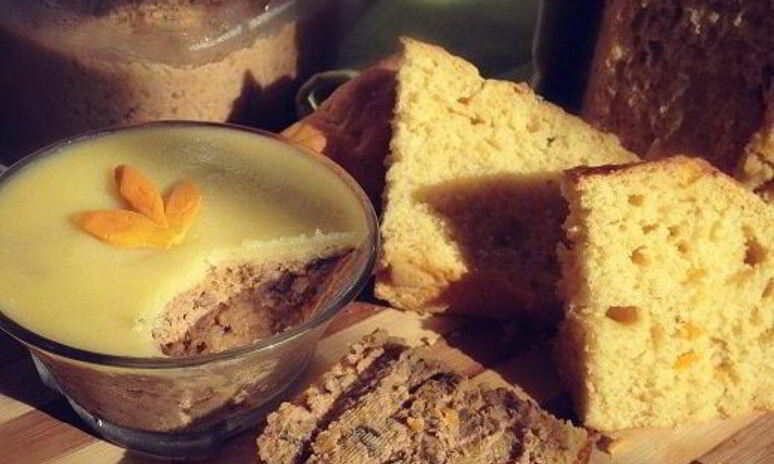 Рецепт паштета из куриной печени с тыквой и шампиньонами на тыквенном хлебе