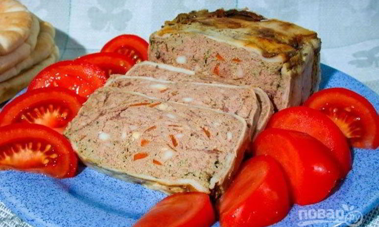 Рецепт паштета из куриной печени в духовке