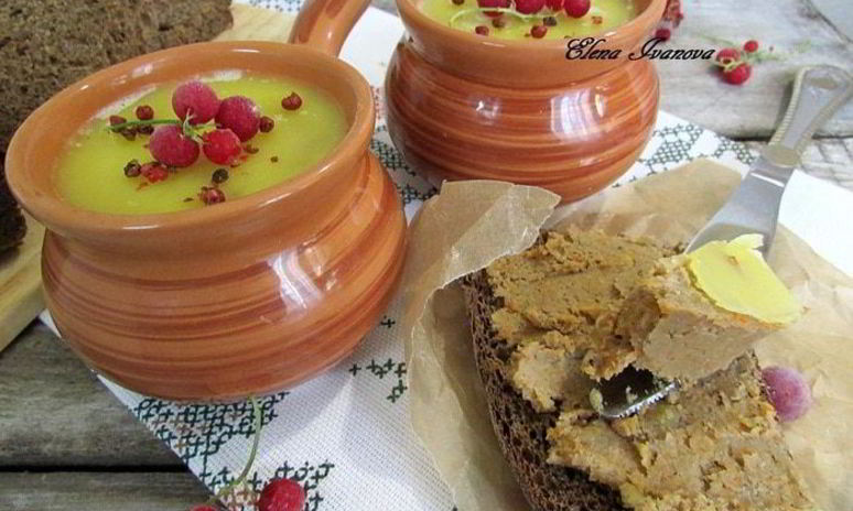 Рецепт паштета из куриных желудков с морковью и луком