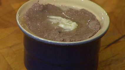 паштет из печени кролика с шалотом и тимьяном