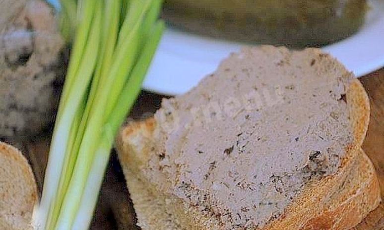 Рецепт паштета из печени с черносливом