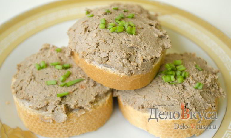 Рецепт паштета из печени