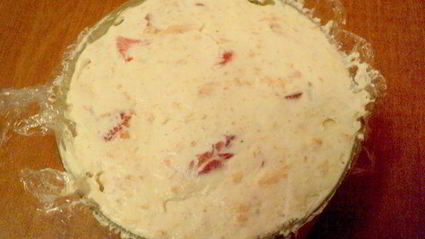 паштет из слабосоленой семги под соусом