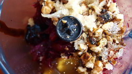 паштет из свеклы с апельсином и орехами