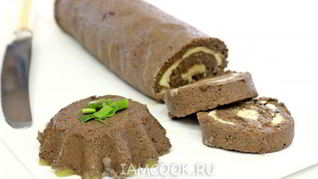 Паштет из свиной печени с маслом и сливками