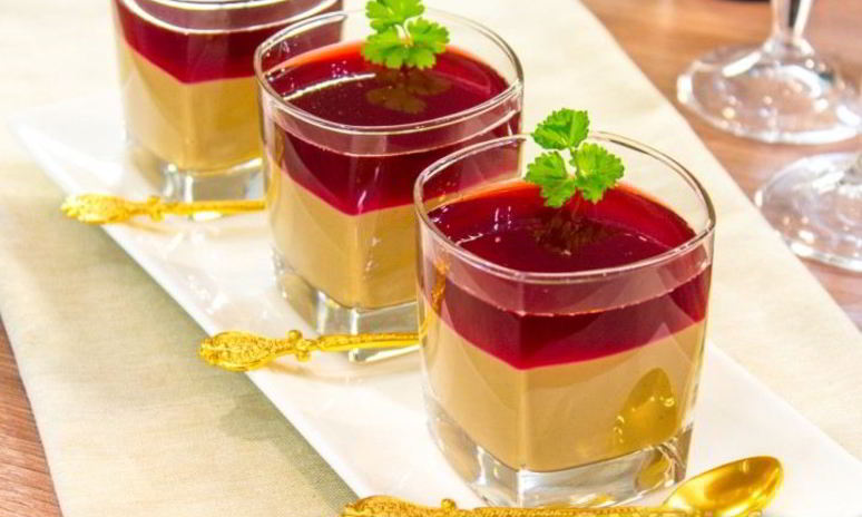 Рецепт паштета под брусничным желе