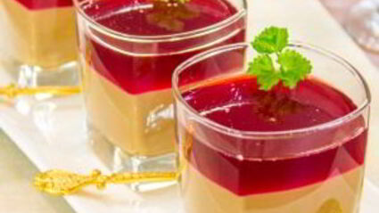 паштет под брусничным желе