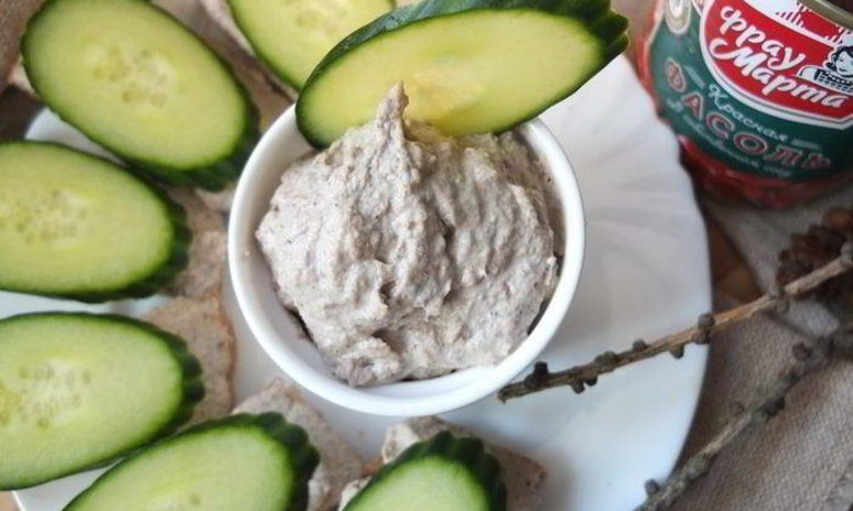 Рецепт паштета с фасолью