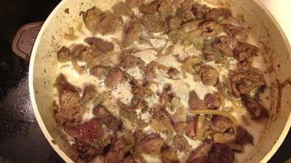 печеночный паштет с клюквенно-мятным желе