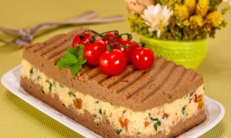 Рецепт печеночного паштета с сыром