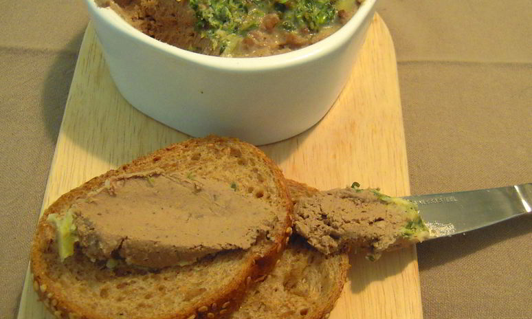 Рецепт печеночного паштета с укропом