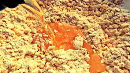 печеночный паштет в песочном тесте