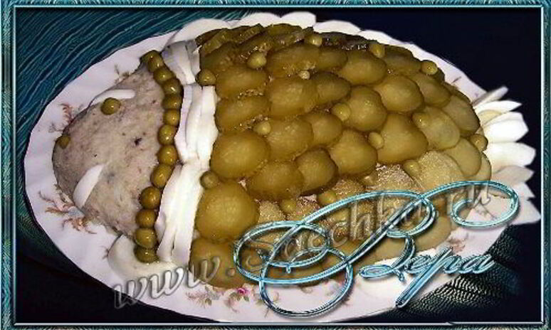 Рецепт селедочного паштета в виде рыбы