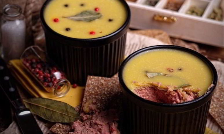 Рецепт запеченного паштета из куриной печени