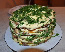 Печеночный торт