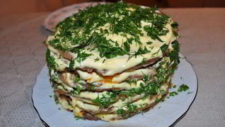 Печеночный торт