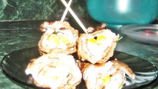 Печеночные рулетики