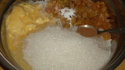 печеные яблоки, фаршированные рисом