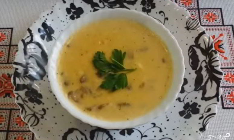 Рецепт плавленного сыра с грибами