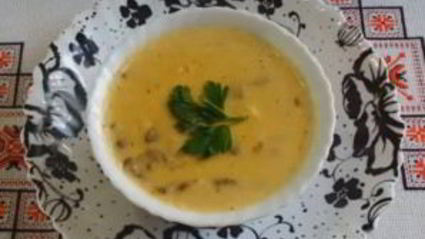 плавленный сыр с грибами