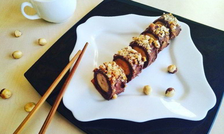 Рецепт банановых роллов