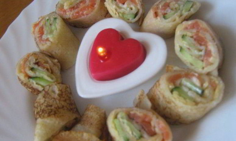 Рецепт блинных роллов