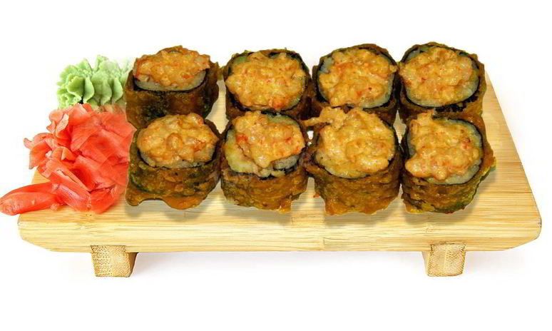 Рецепт горячих роллов с крабовыми палочками