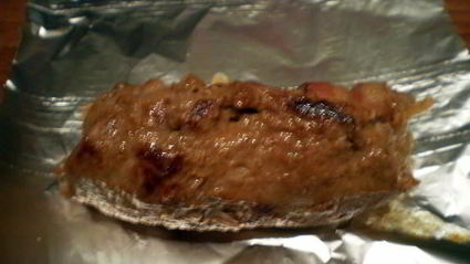 мясные роллы в винно-грибном соусе