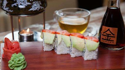 роллы радуга