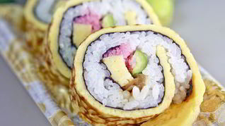 Роллы с огурцом