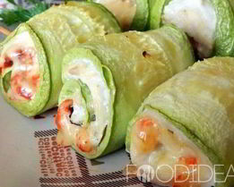 Кабачковые рулетики