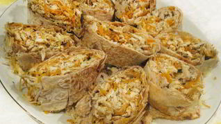 Куриный рулет по-грузински