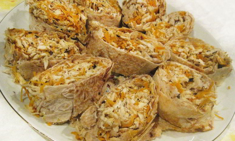 Рецепт куриного рулета по-грузински