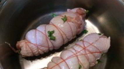 куриный рулет с фисташками