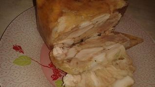 Куриный рулет в желе