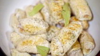 куриные рулетики с апельсином