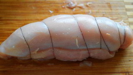 куриные рулетики с сальсой