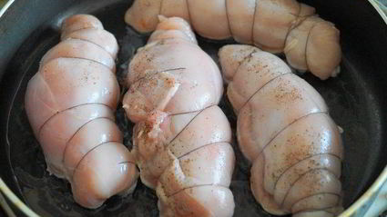 куриные рулетики с сальсой