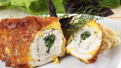 куриные рулетики с сыром в духовке