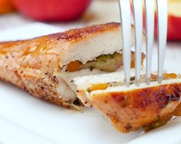 Куриные рулетики с тыквой