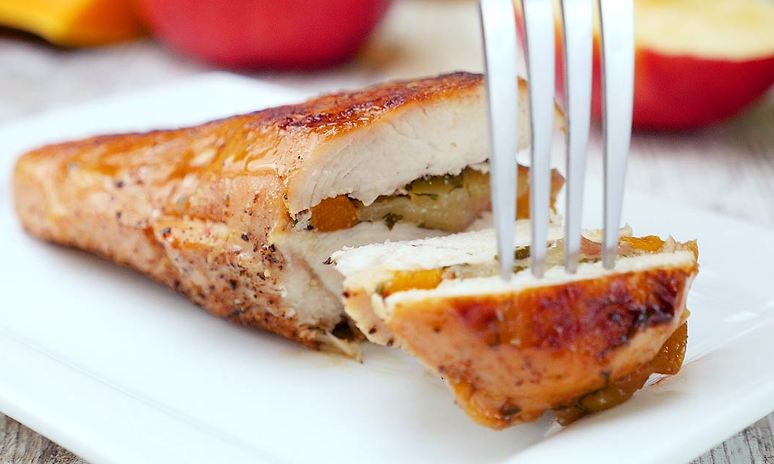 Рецепт куриных рулетиков с тыквой