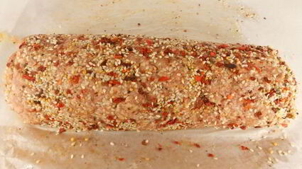 мясной рулет праздничный